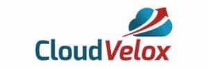 `CloudVelox blue logo`