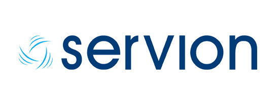 `Servion blue logo`