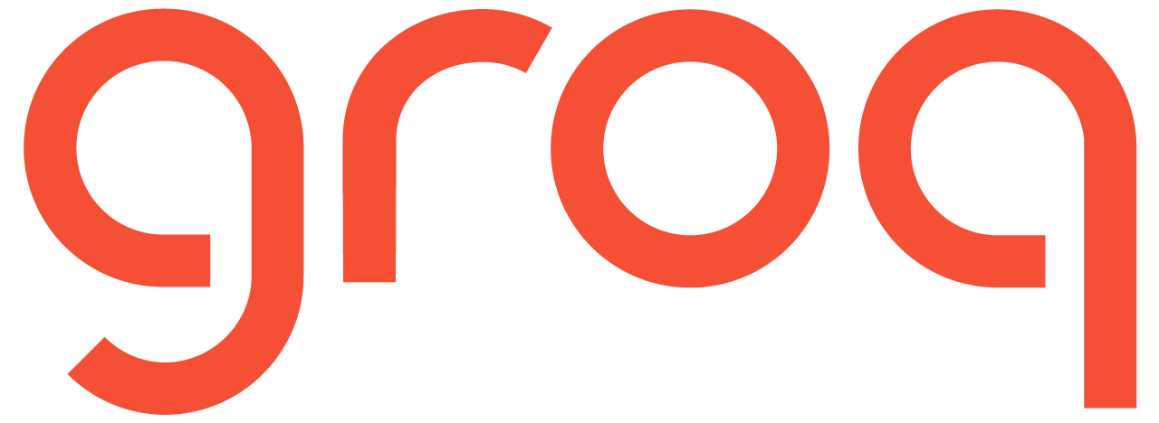 `Groq blue logo`