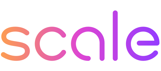 `Scale AI blue logo`